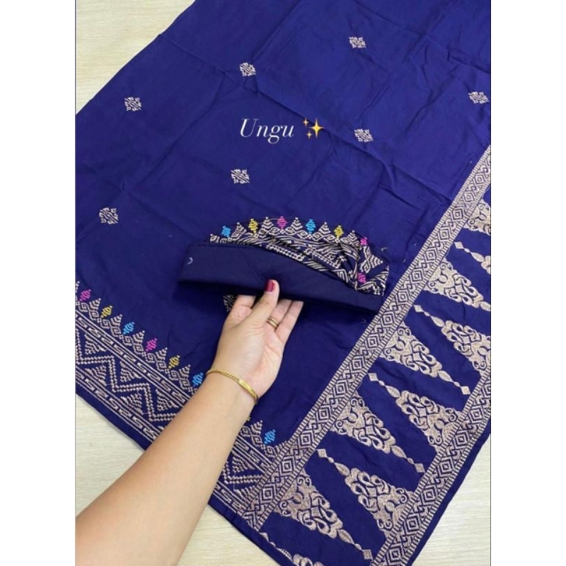 Set Saput Udeng Khas Bali | Saput Udeng Bordir Bali mix benang Prada