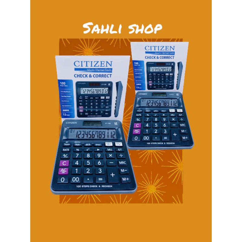

KALKULATOR CT-169 CHECK & CORRECT / ALAT HITUNG DAGANG