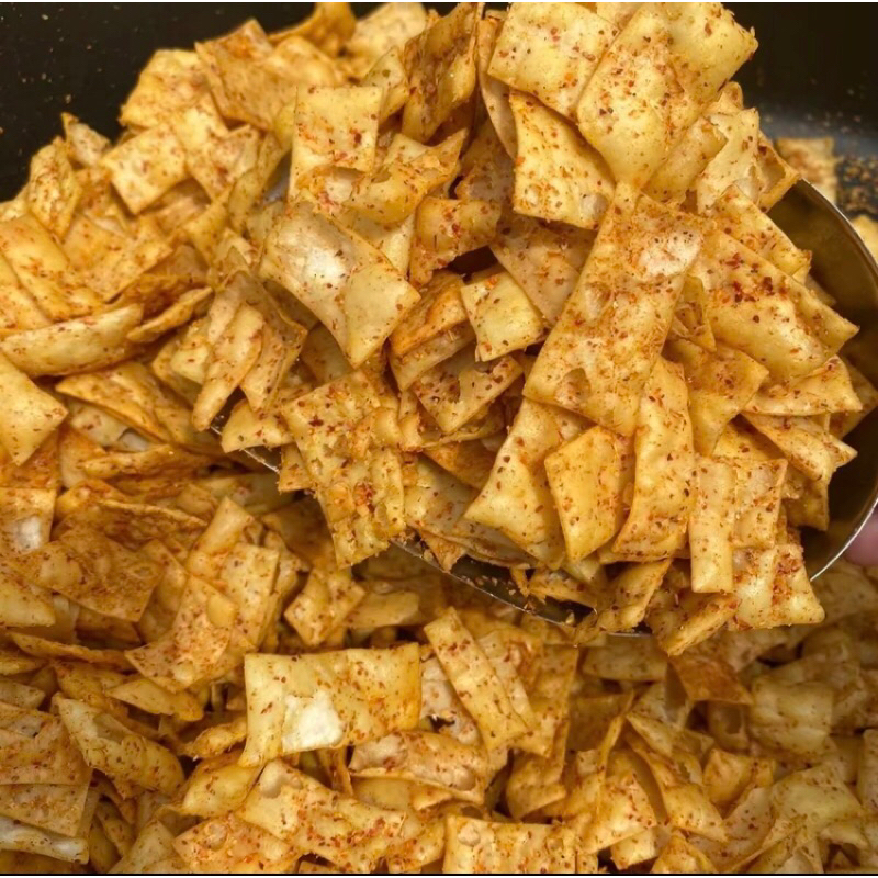 

Kripik Pangsit Gurih Renyah