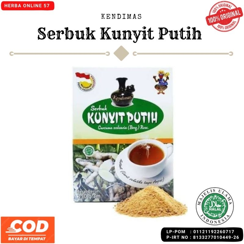 

KENDIMAS SERBUK KUNYIT PUTIH / MINUMAN TRADISIONAL 150gr