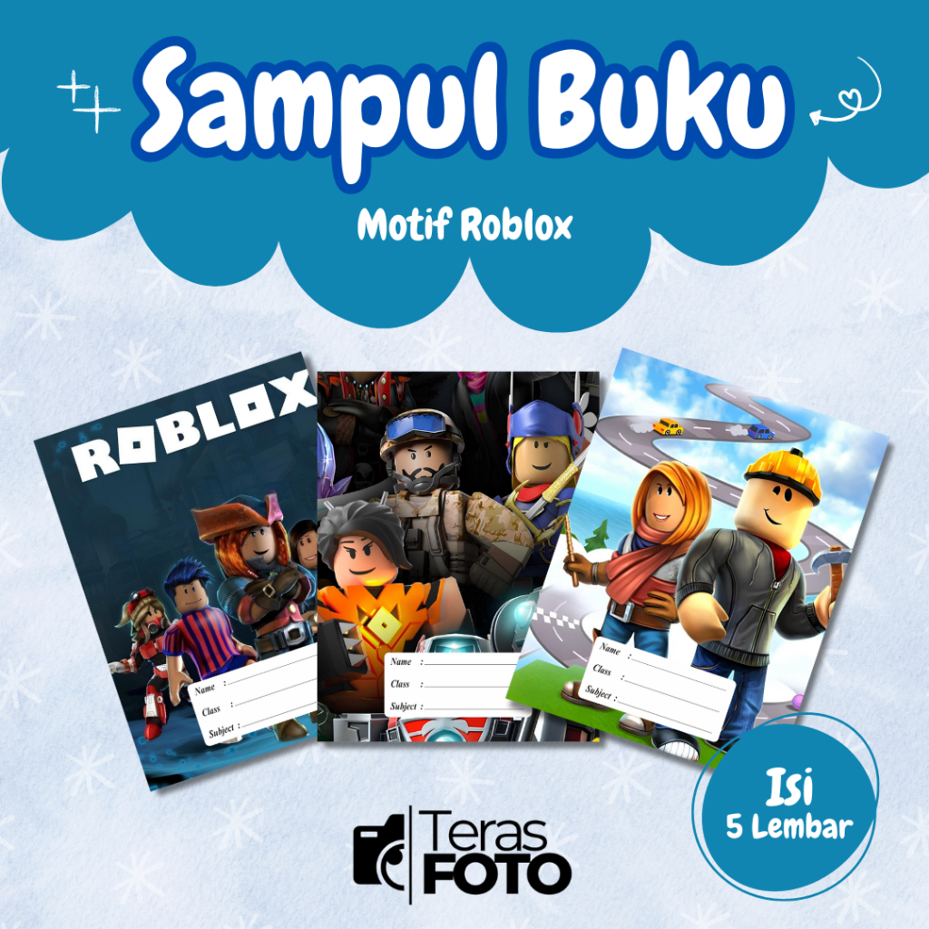 

(Isi 5 Lembar) SAMPUL BUKU MOTIF ESTETIK ROBLOX/ SAMPUL BUKU TULIS SIDU CAMPUS BIGBOSS / SAMPUL BUKU BOOK COVER A5/B5 / SAMPUL BUKU AESTHETIC
