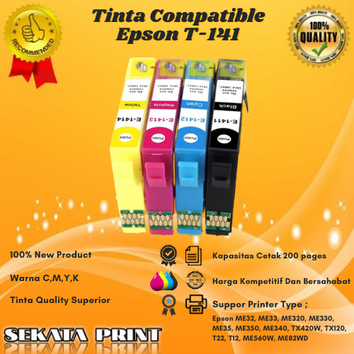 Tinta Cartridge compatible Epson T141 141 Epson ME32 ME320 ME340 ME900WD
