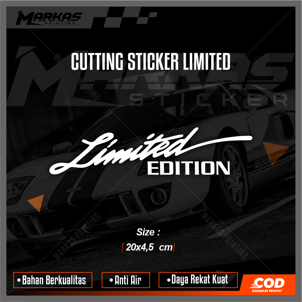 Stiker Limited Edition / Sticker Limited Edition Terbaru / Stiker Motor Limited Edition / Sticker Be