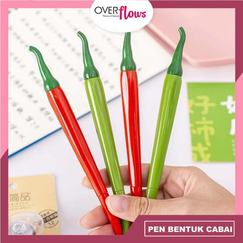 

OVERFLOWS.ID PULPEN GEL KARAKTER CABAI MERAH DAN HIJAU