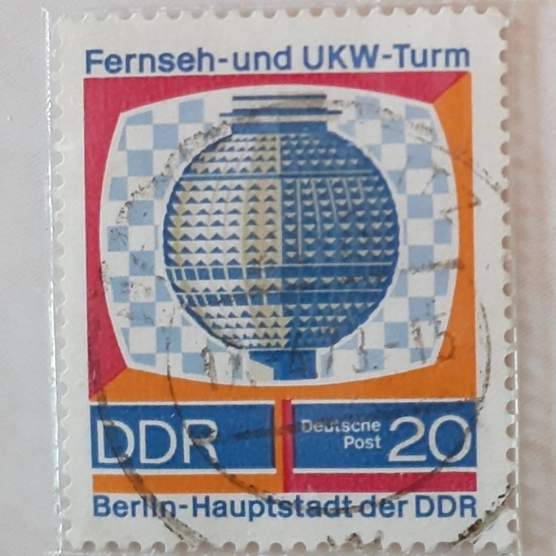 

Perangko Jerman Opening of the Deutsche Post Television and FM Tower, Berlin (Ball of the Television Tower) Tahun 1969