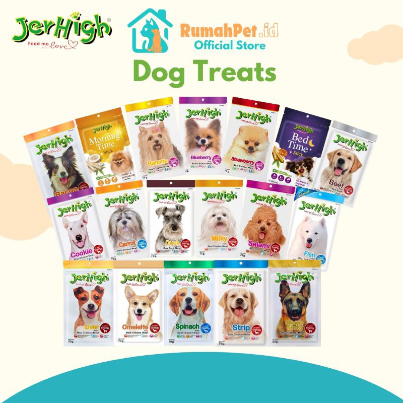 Jerhigh Dog Snack Treats Jerhigh Camilan Anjing
