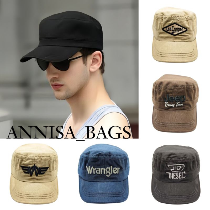 TOPI KOMANDO | TOPI POLOS | TOPI TENTARA | TOPI CASUAL PRIA WANITA