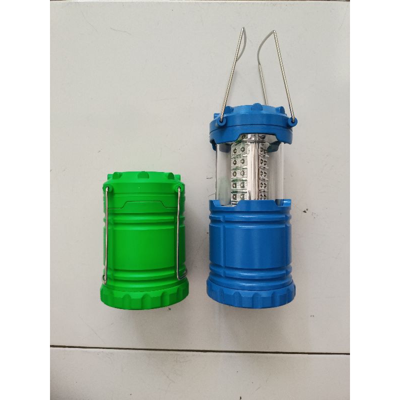 Lampu Darurat Emergency Lamp ABC ALKALINE LED Cahaya Putih Baterai AA