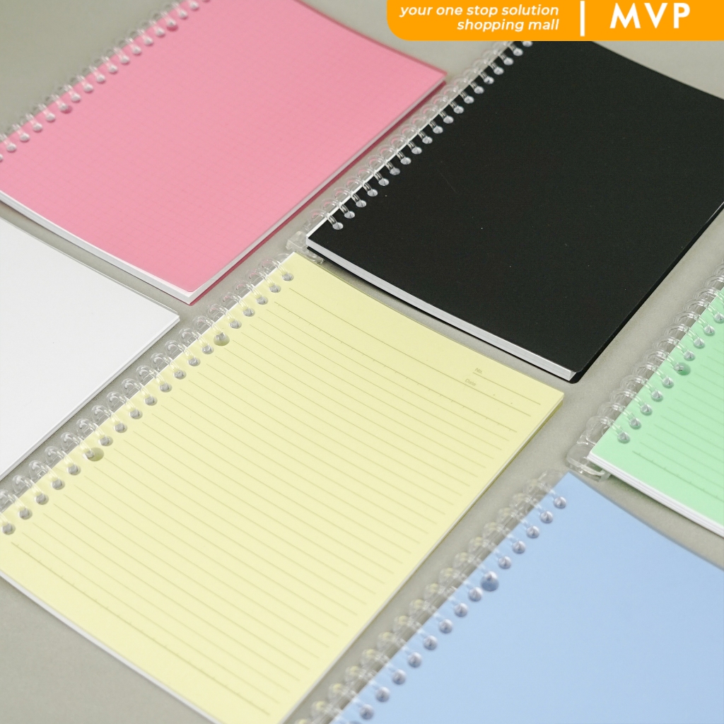 

Buku Jurnal Spiral Ring Model (Garis, Polos, Dotted & Grid ) B5 - 50 Halaman Binder Notebook B5 26 Ring