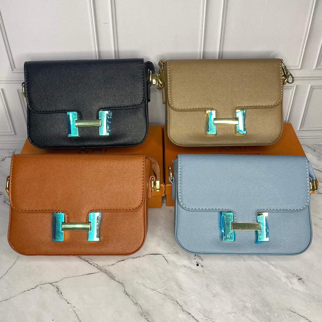 TAS HRM FLP PTK [FREE BOX] TAS H*RM*S CONSTANC* VIRAL SLING BAG TAS SELEMPANG WANITA KADO ULTAH