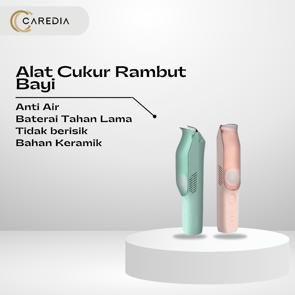 CAREDIA Alat Cukur Rambut Bayi Dengan Fitur Vacum Pemangkas Rambut