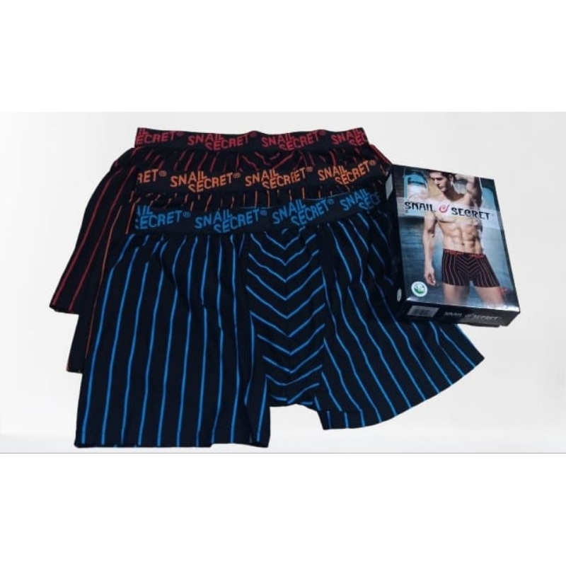 ISI 3PCS Celana dalam pria boxer|Underwear Pria  Katun
