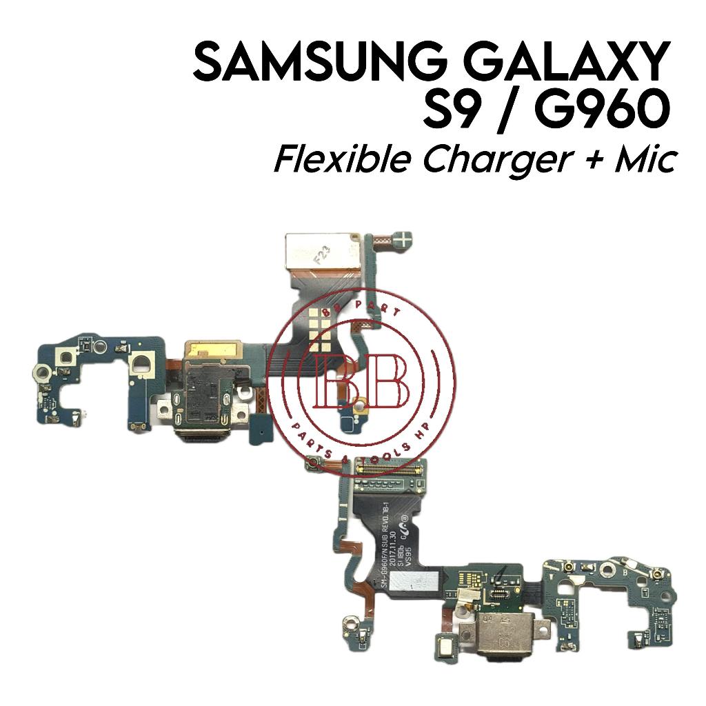 Papan Konektor PCB Charger + Mic Samsung Galaxy S9 / S960 / SM-G960F / SM-G960 / SM-G960F / SM-G960U