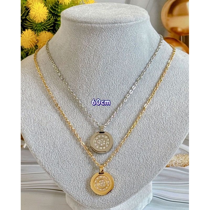 Kalung titanium mirip mci panjang 60cm