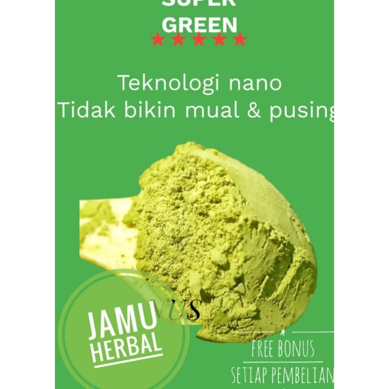 

powder jamu hijau sehat borneo