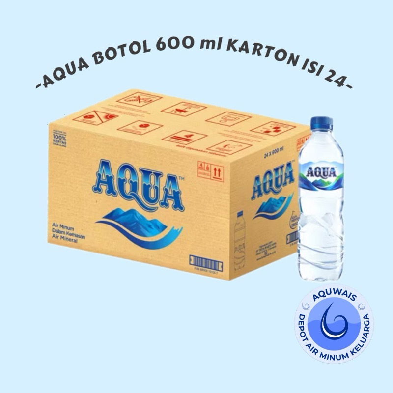 

AQUA BOTOL PER KARTON ISI 24 BOTOL MAKASSAR (khusus pengiriman instan)