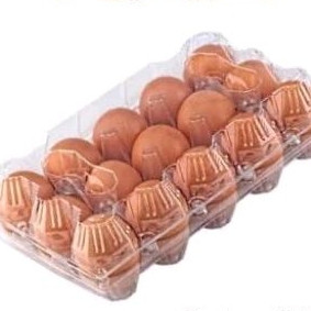 Mika Telur Ayam 15 Lubang Isi 10 Pcs Dengan Pengunci