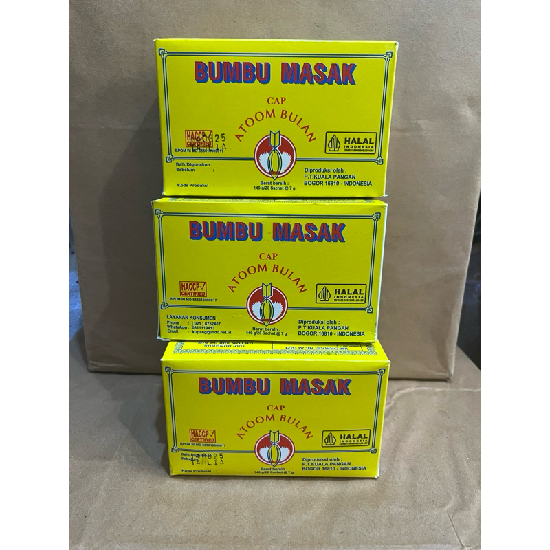 

Atom Bulan Bumbu Masak (20x7gr)
