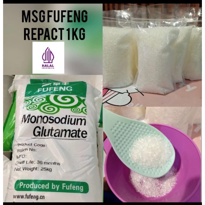 

MICIN/MONOSODIUM GLUTAMATE FUFENG M40/VETSIN/PENYEDAP RASA kiloan