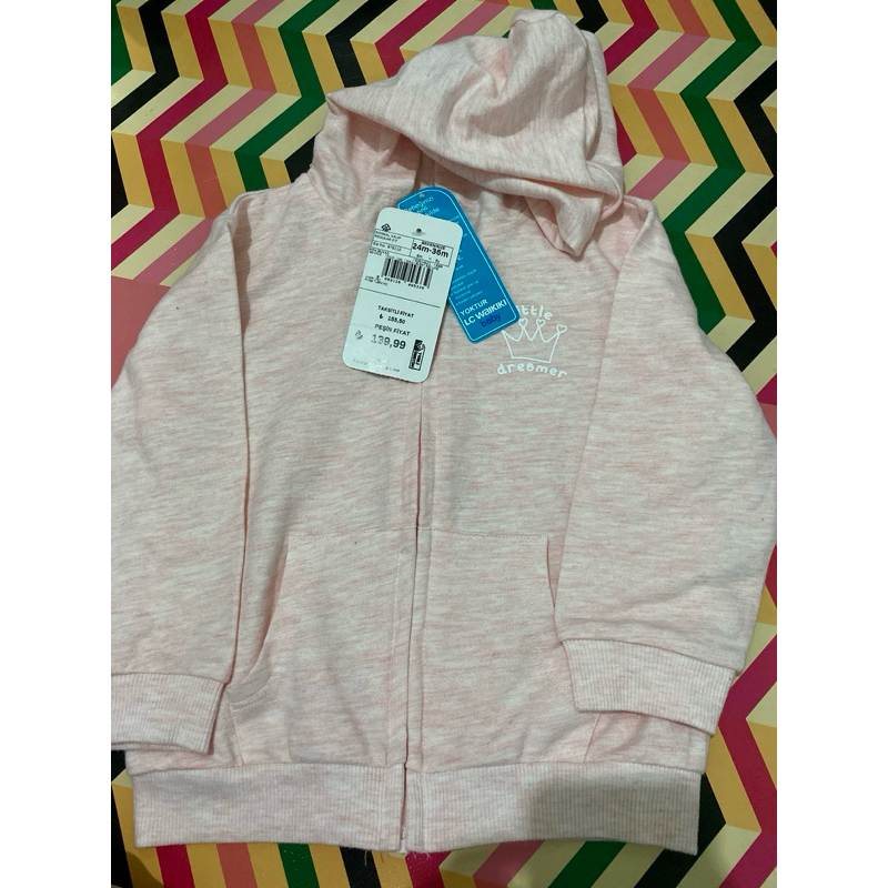 Hoodie Zipper LCW 2-3y