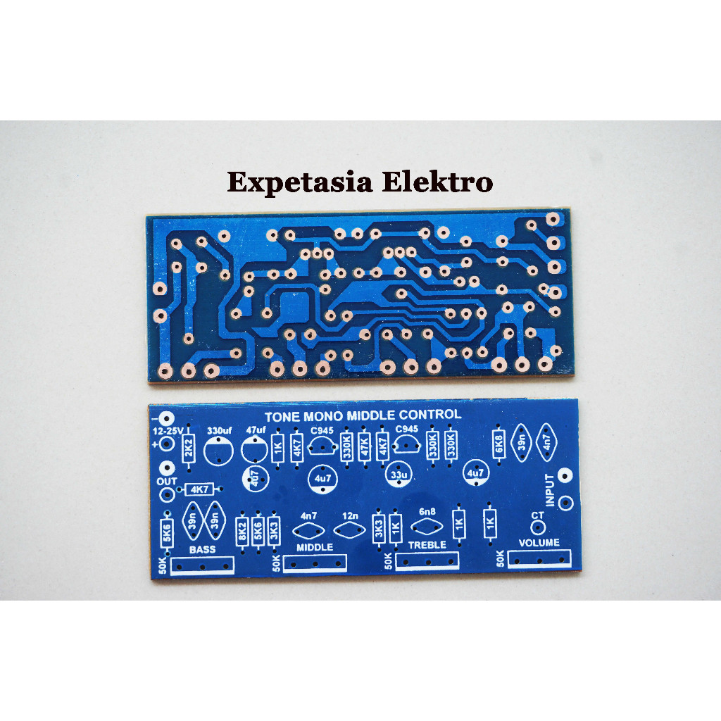 PCB Tone Mono Middle Control / 2 pcs