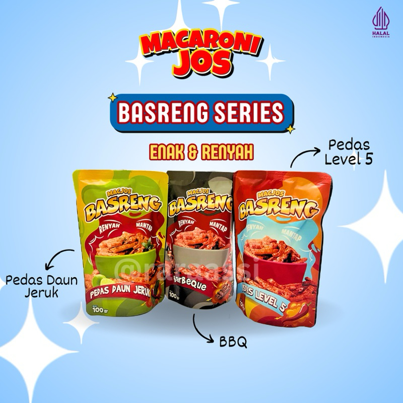 

(MACJOS) Macaroni Jos “BASRENG SERIES” Aneka Rasa Murah dan Enak Jajanan Viral Kekinian