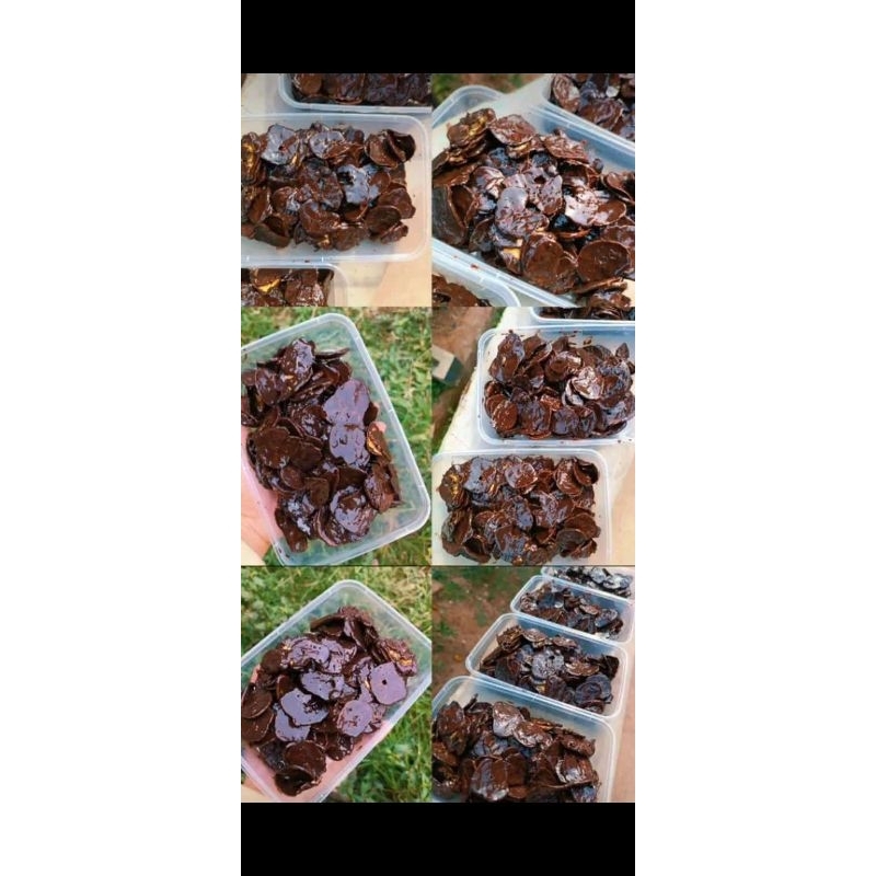 

kripik pisang legit parnipura full coklat