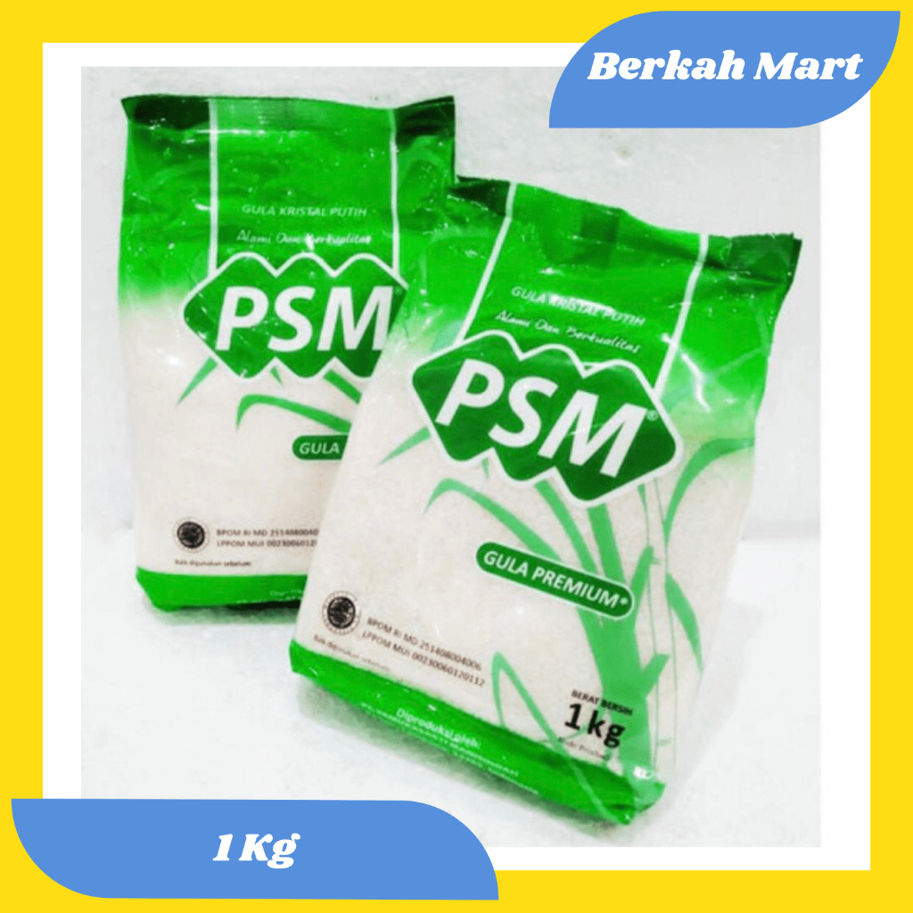 

GULA PASIR KEMASAN 1 KG MEREK PSM