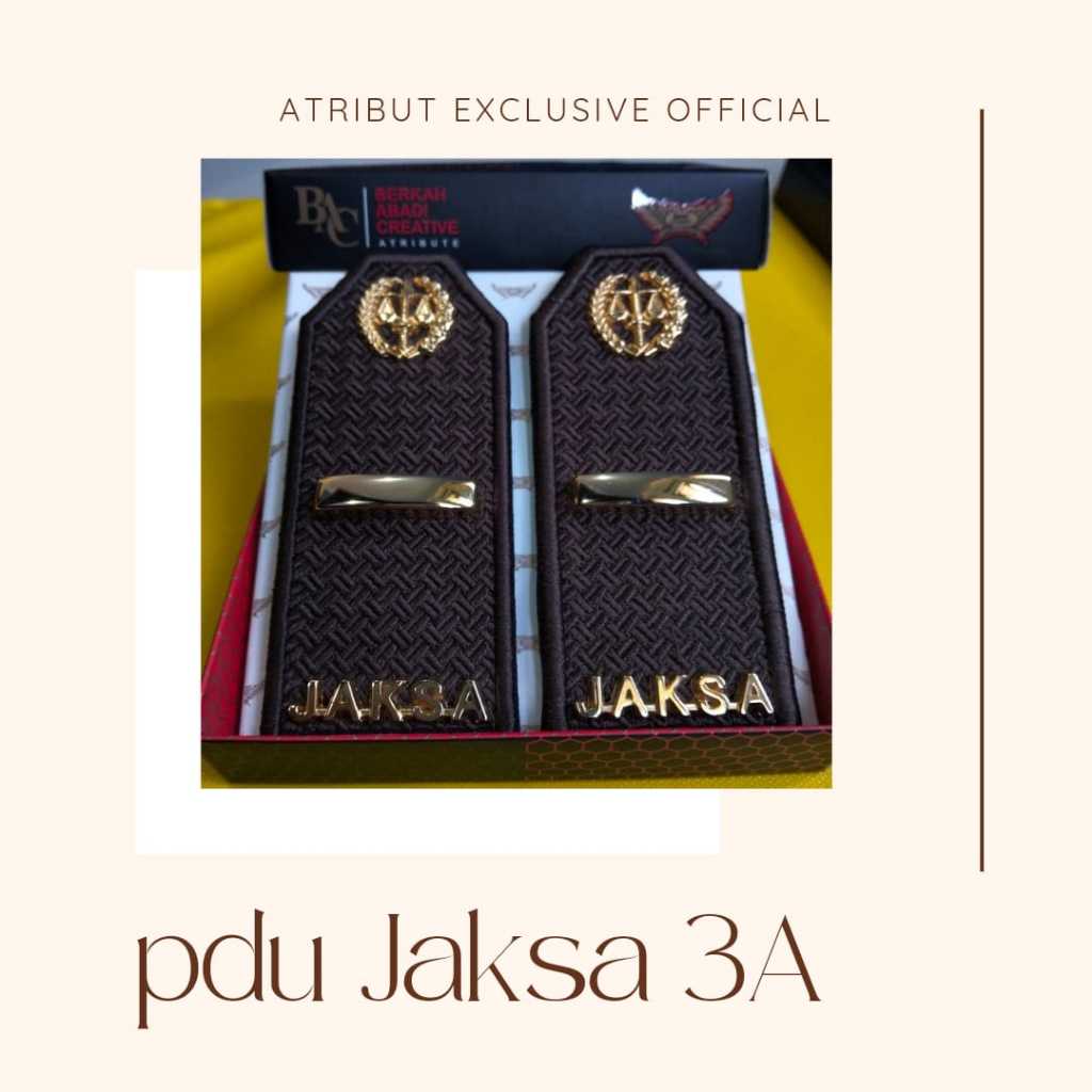PANGKAT PDU JAKSA GOLONGAN 3A/3B/3C KAIN BORDIR