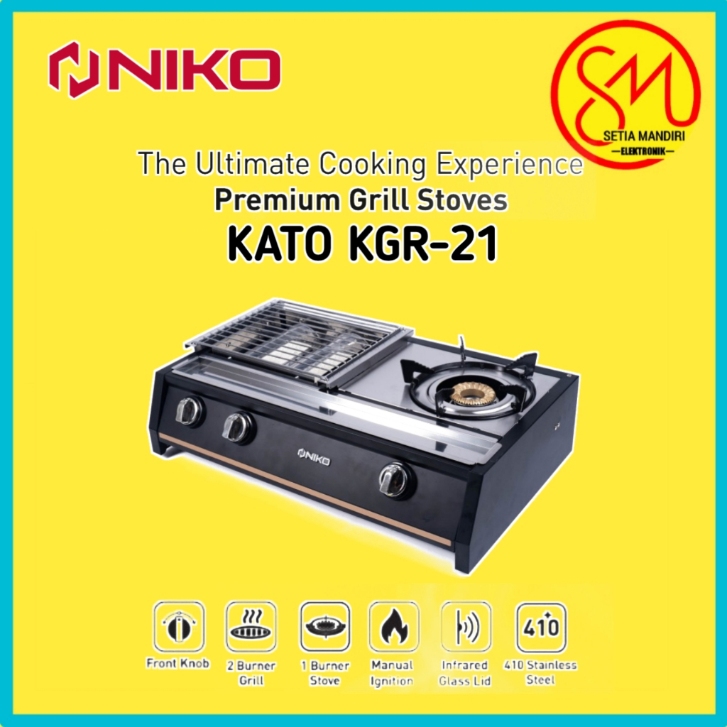 NIKO Kompor BBQ/ Panggangan Sosis/ Kompor Grill  KGR 21/KGR 31