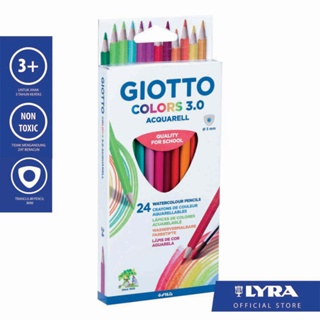 

Giotto Colors 3.0 Aquarell Triangular - Pensil Warna 24 Warna