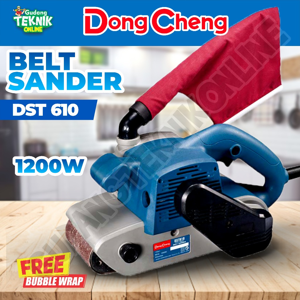 Mesin Amplas TANK DONGCHENG DST610 / Mesin Amplas Belt Sander DST 610 - Mesin Amplas Tank Finishing 
