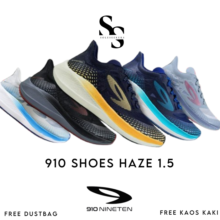 Sepatu Running 910 Nineten Haze 1.5 Original Sepatu Olahraga Lari Pria Wanita 910 Original