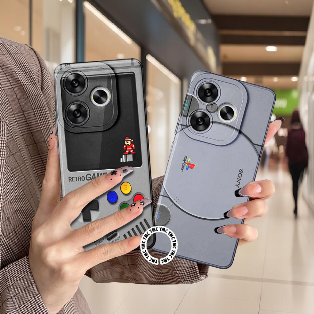 YY06 For Softcase Motif Gameboy Xiaomi Redmi Turbo 3 5g Note 10s 10 5G 9t 9 M3 Case Trendy