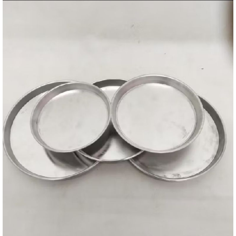 Loyang pizza mini/Cetakan kue pizza mini Alumunium Pres