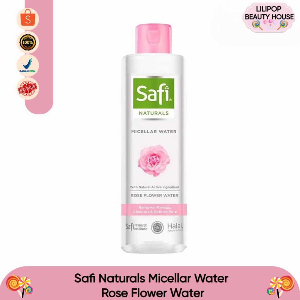 Safi Naturals Micellar Water Rose Flower Water -  Naturals Micellar Water Rose Flower Water