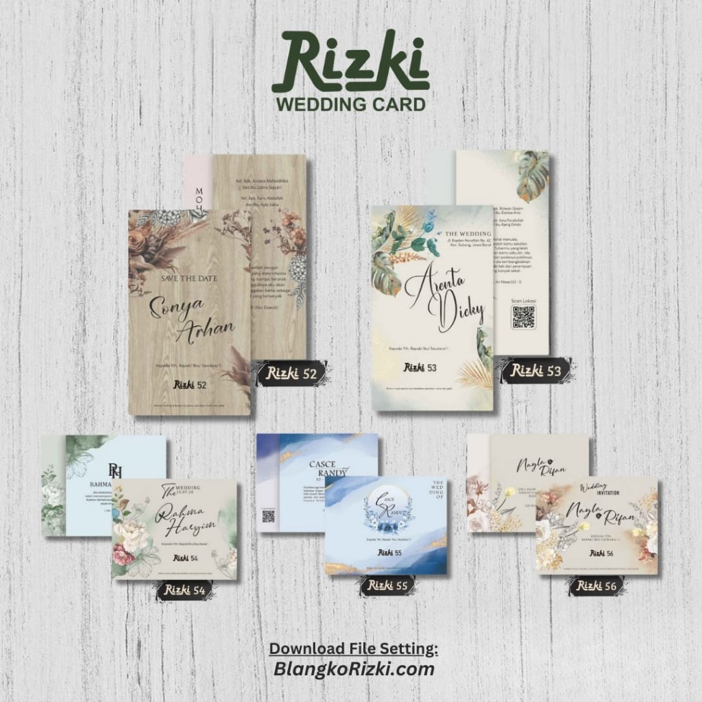 

undangan pernikahan blangko