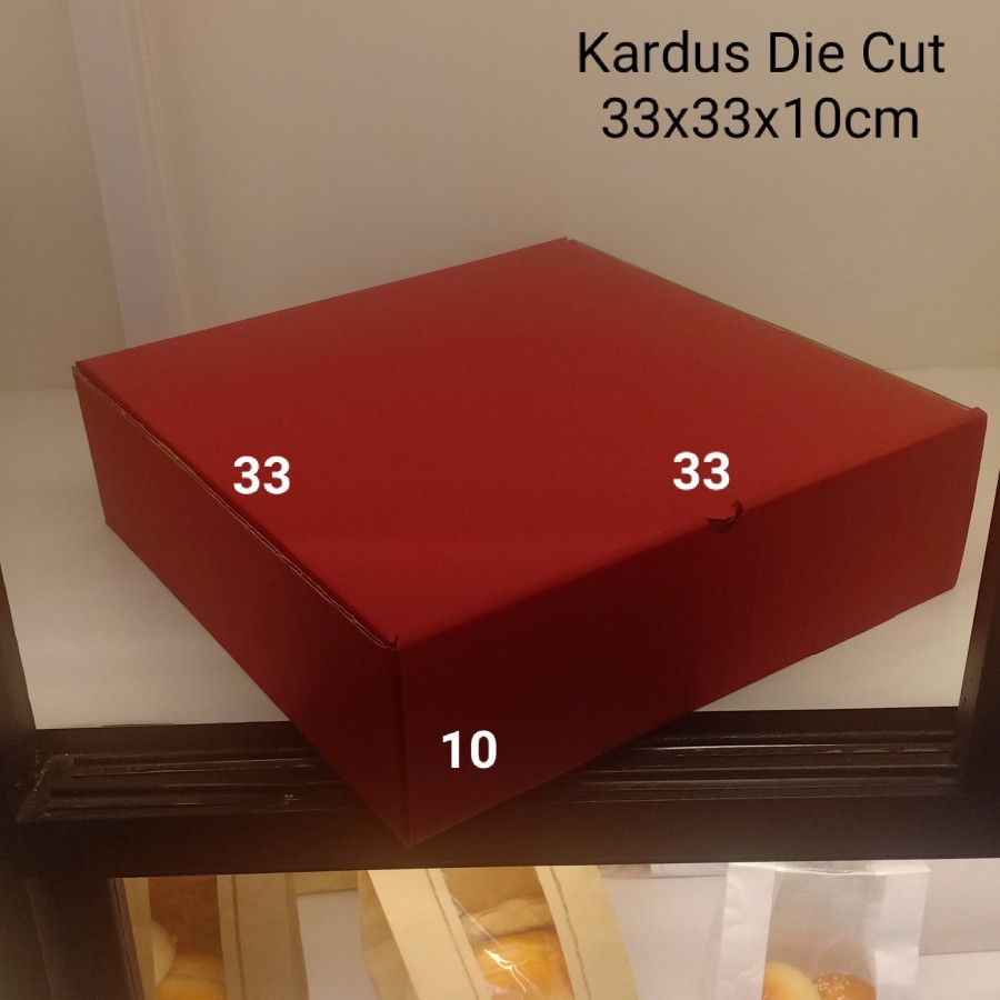 

KARDUS DIE CUT BLACK 33X33X10 CM