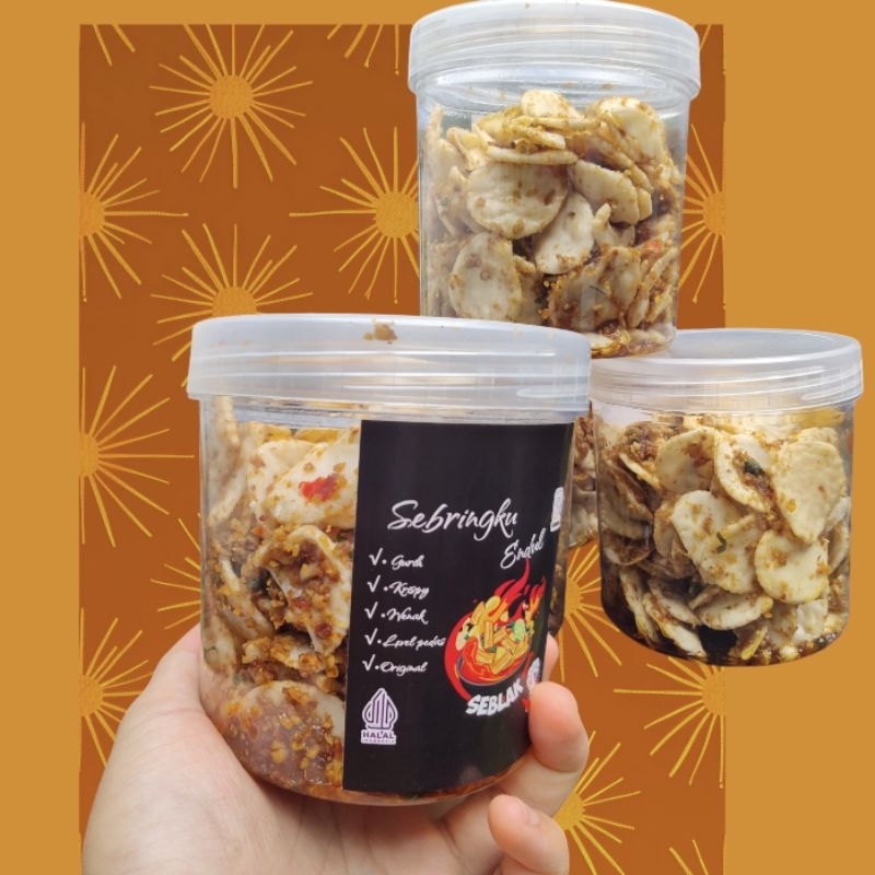 

Sebring bumbu kacang rasa pedas daun jeruk level 1-5