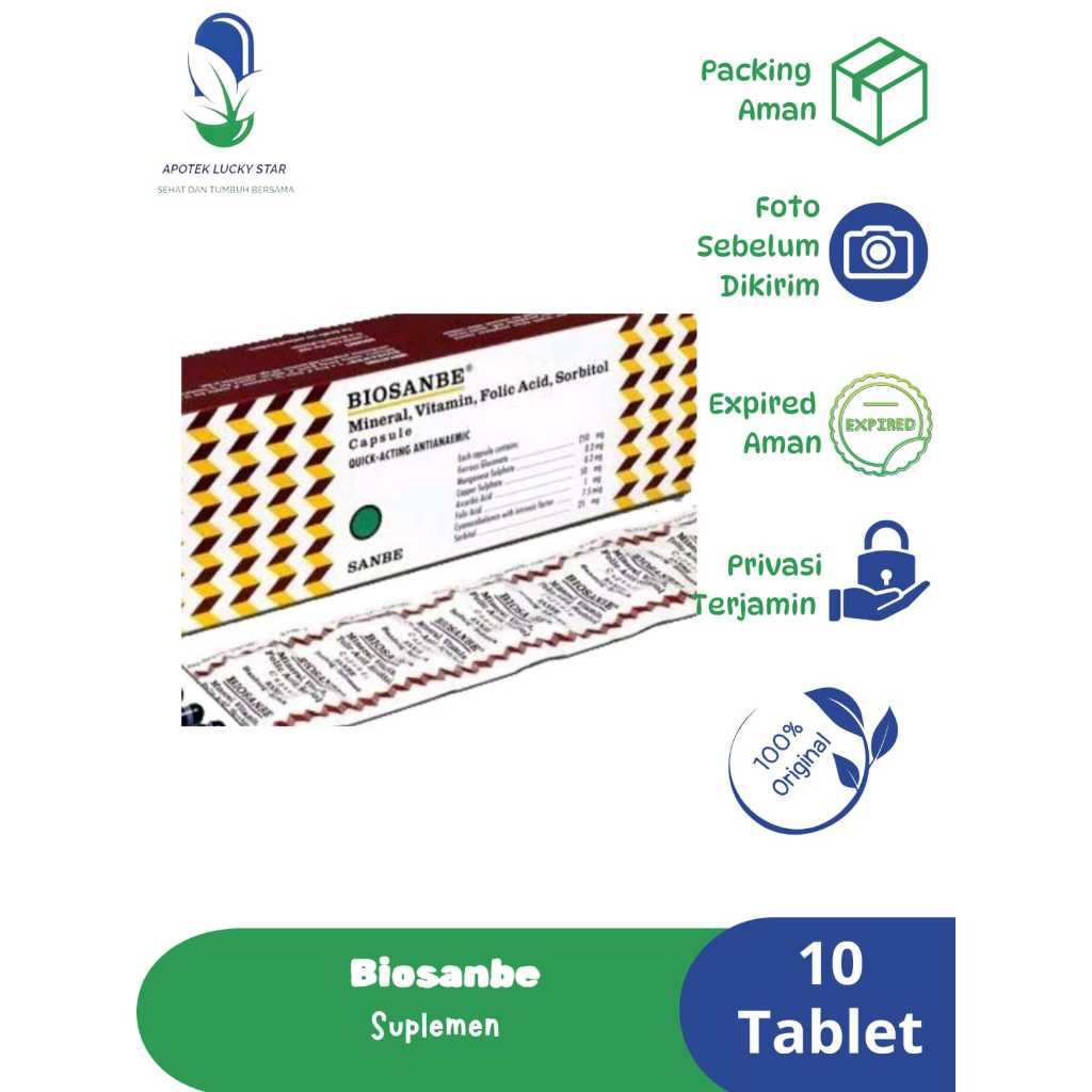 Biosanbe Kapsul - Biosanbe Capsule - Suplemen - Suplemen Kesehatan