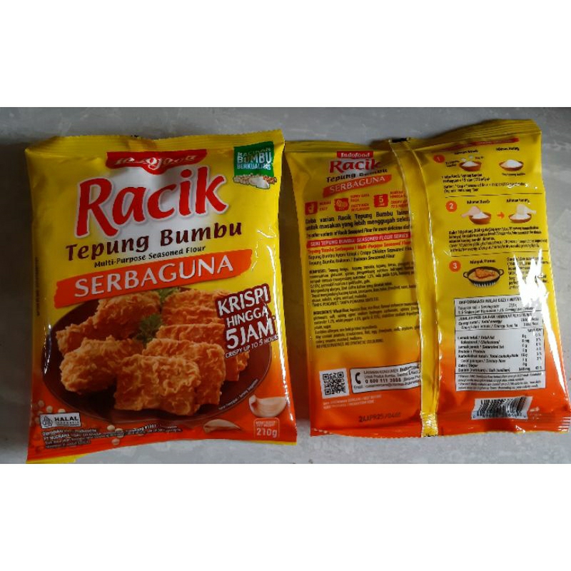 

Racik Tepung Bumbu Serbaguna 210 gr (1 pcs)