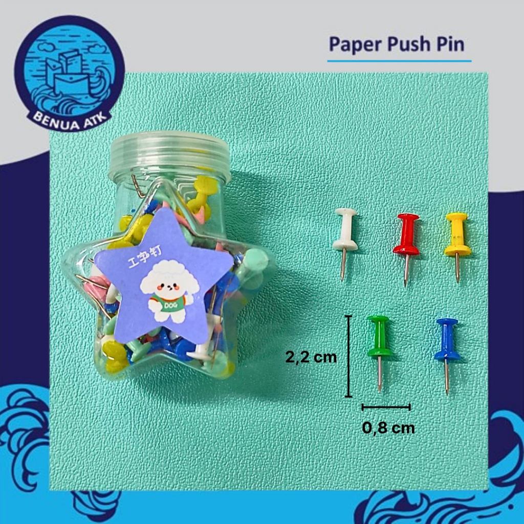 Paper Clip / Clip Fancy / Push Pin / Bulldog Clip