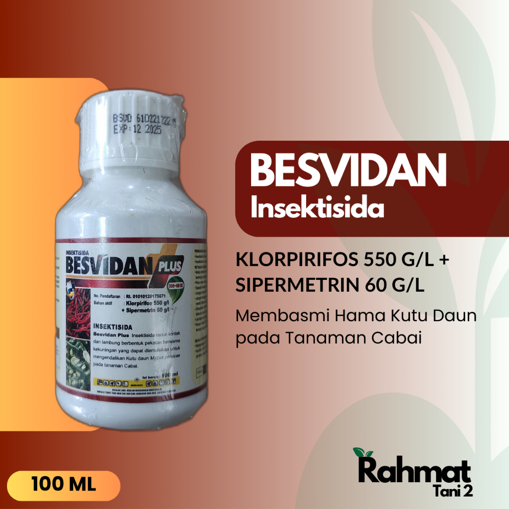 BESVIDAN - Insektisida Pembasmi Hama Tanaman Cabai (100 ml)