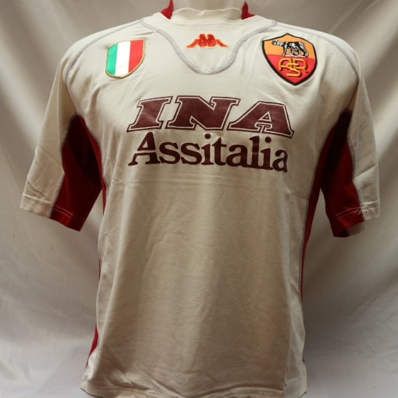 Jersey Original AS Roma Away 2001/2002 Retro Vintage Classic