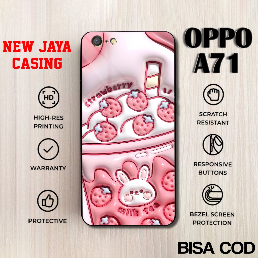 Casing Oppo A71 Cute Baru Terlaris Hardcase Softcase Glossy Case Oppo A71 Terbaru Termurah Premium
