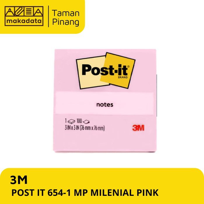 

3M POST IT 654-1 MP MILENIAL PINK ( 1PCS)