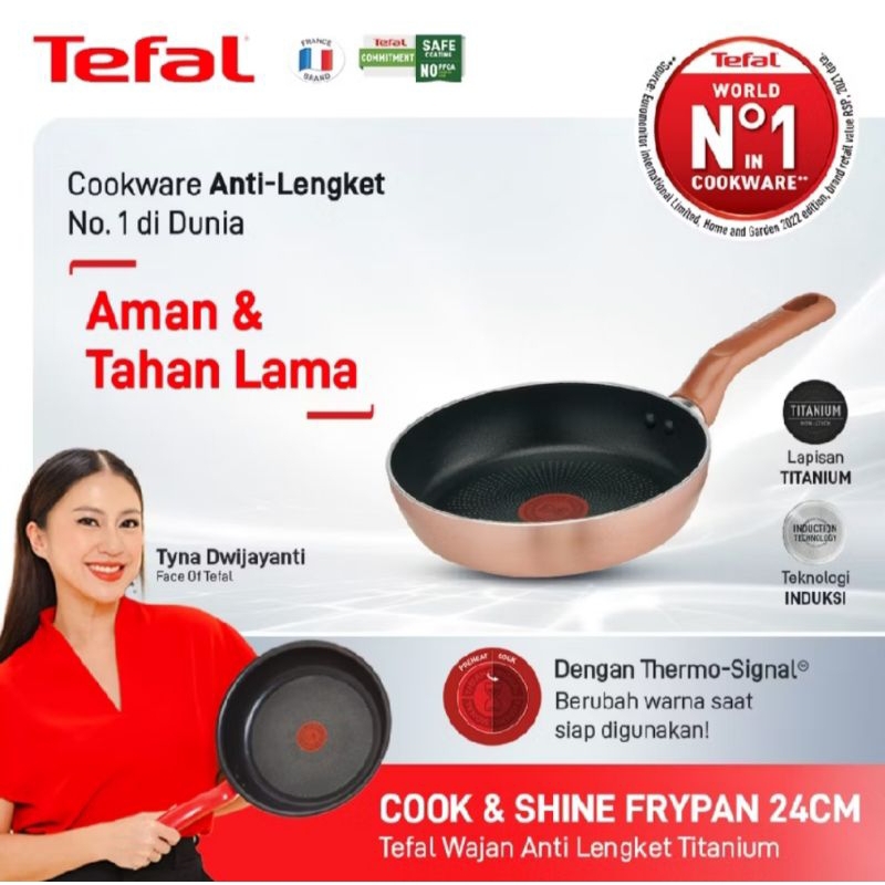 TEFAL Cook & Shine frypan 24cm