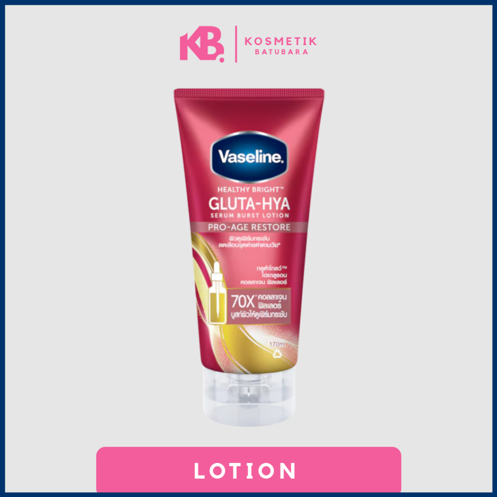 VASELINE THAILAND GLUTA HYA ORI BANGKOK PRO AGE RESTORE 300ml ORIGINAL BANGKOK READY