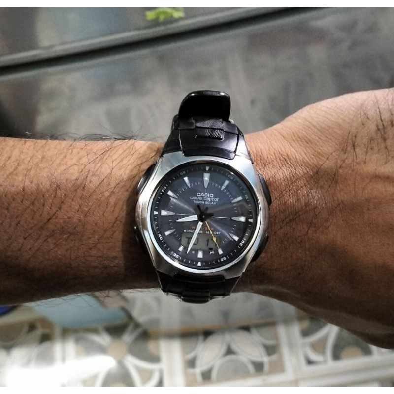 jam tangan ORIGINAL CASIO type WVA - 430J TOUGH SOLAR