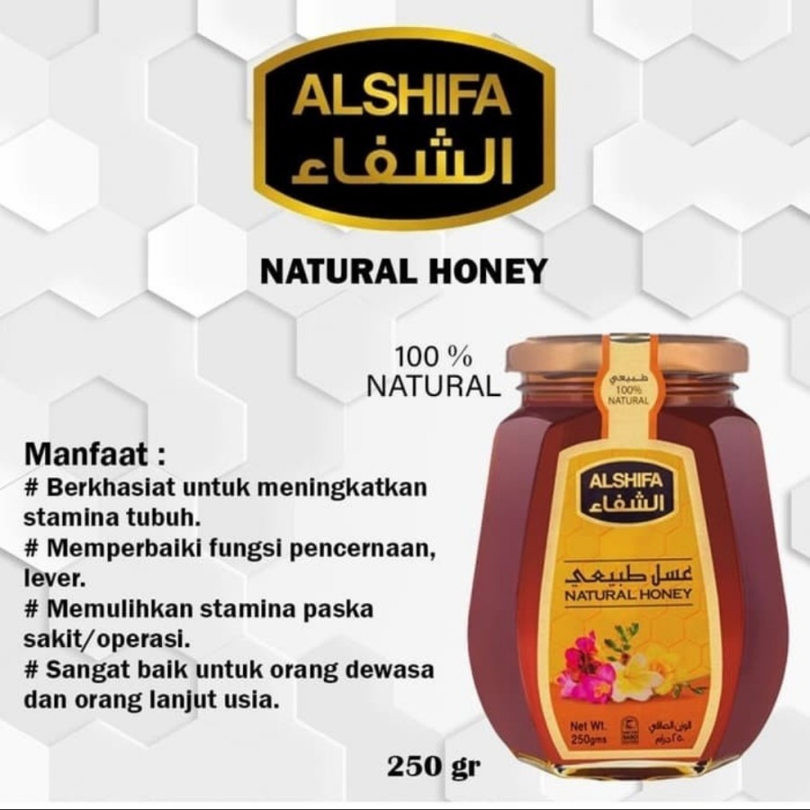 

Madu Alshifa 250gr Natural Honey 100% Pure Honey 250gr